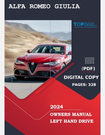 alfa romeo giulia 2024 owners manual